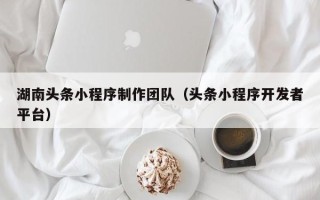 大悟湖南头条小程序制作团队（头条小程序开发者平台）